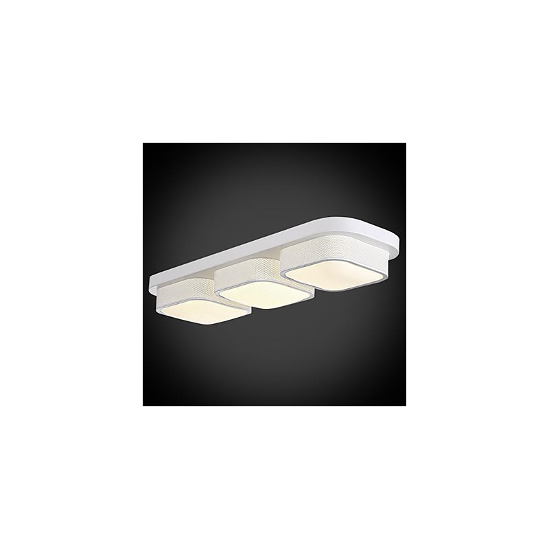 Plafoniera a filo moderna contemporanea in metallo con LED integrato 6 W