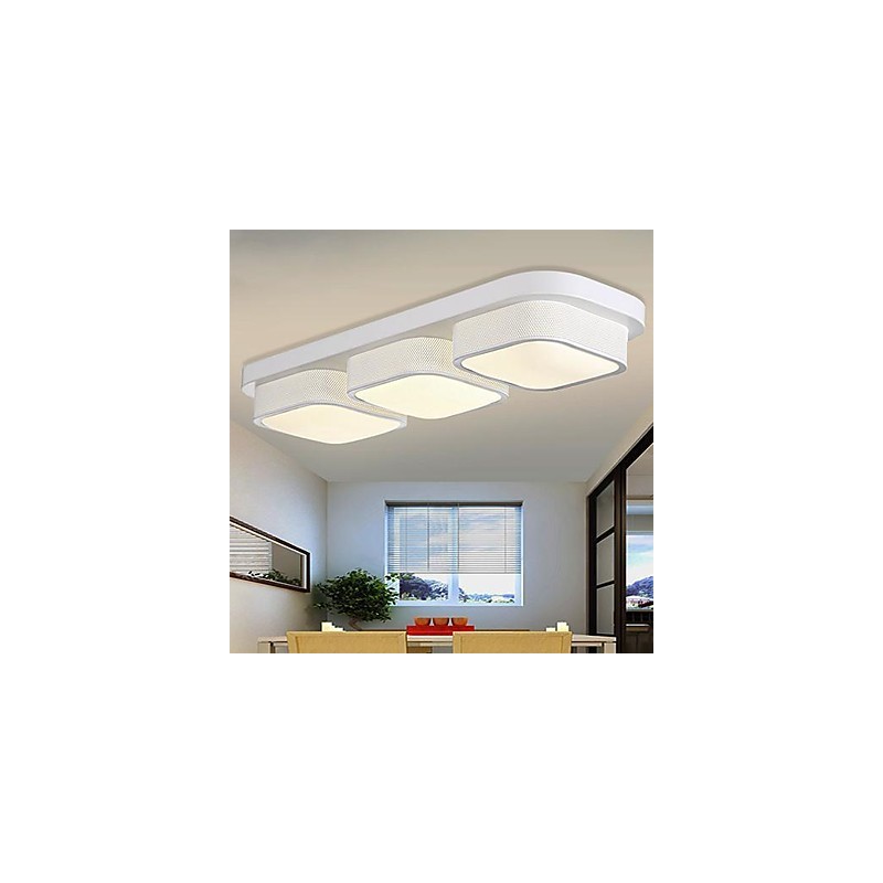 Plafoniera a filo moderna contemporanea in metallo con LED integrato 6 W
