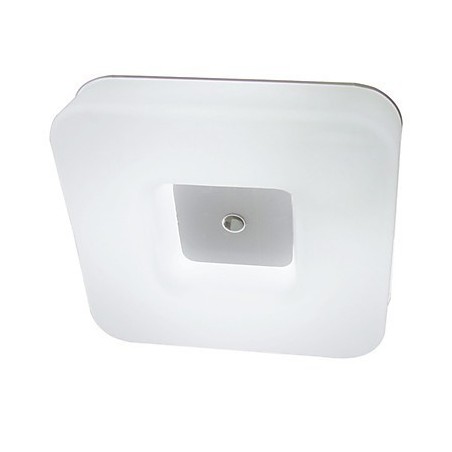 Plafoniera LED da montaggio a filo moderna contemporanea bianca in acrilico 43 cm