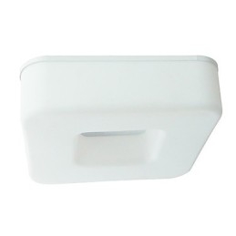 Plafoniera LED da montaggio a filo moderna contemporanea bianca in acrilico 43 cm