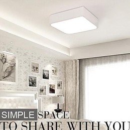 Plafoniera LED moderna a filo in metallo e acrilico bianco 36 cm