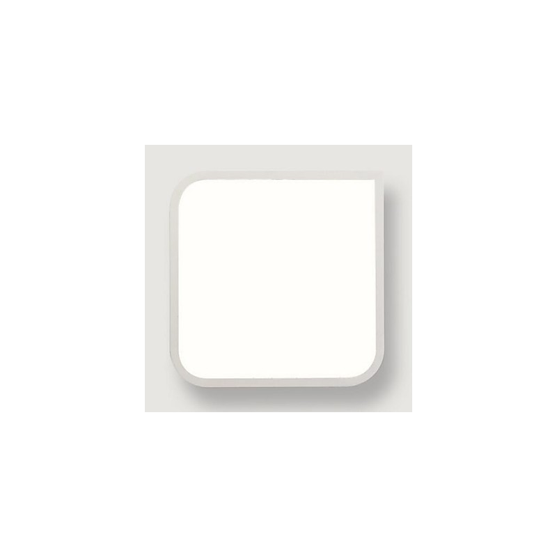 Plafoniera LED moderna a filo in metallo e acrilico bianco 36 cm