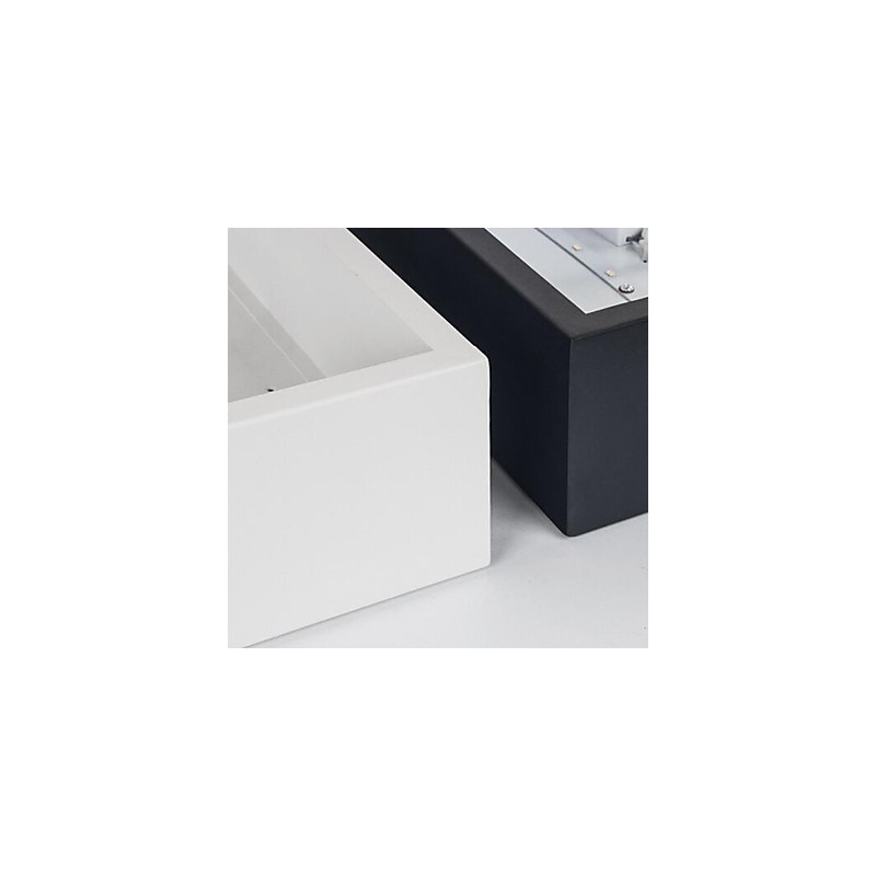 Plafoniera LED moderna a filo in metallo e acrilico bianco 36 cm