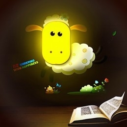 Luce notturna da parete per bambini 9*6 LED con controllo intelligente della luce