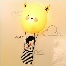 Applique da parete 3D moderna contemporanea con lampadina LED inclusa