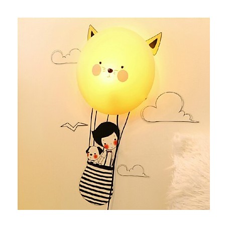 Applique da parete 3D moderna contemporanea con lampadina LED inclusa