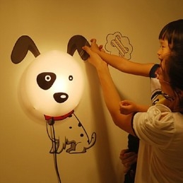 Applique da parete LED creativa 3D in plastica 10 °C