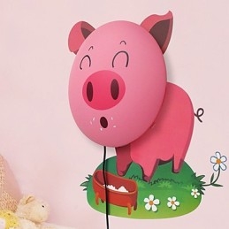 Lampada da parete in plastica resistente alle alte temperature e 10 °C può rimuovere la carta da parati creativa 3D