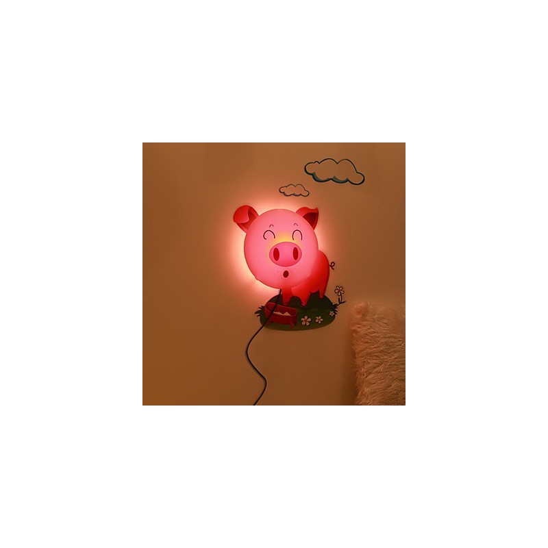 Lampada da parete in plastica resistente alle alte temperature e 10 °C può rimuovere la carta da parati creativa 3D