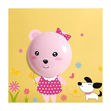Applique da parete orso con luce LED intelligente a induzione, 35 x 21,5 cm