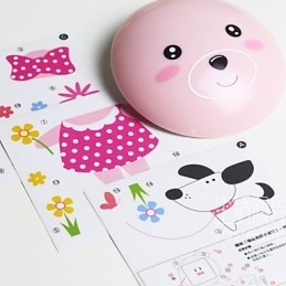 Applique da parete orso con luce LED intelligente a induzione, 35 x 21,5 cm