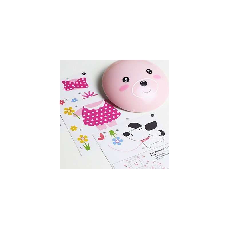 Applique da parete orso con luce LED intelligente a induzione, 35 x 21,5 cm