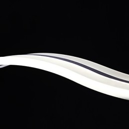 Lampada a sospensione LED moderna cromata
