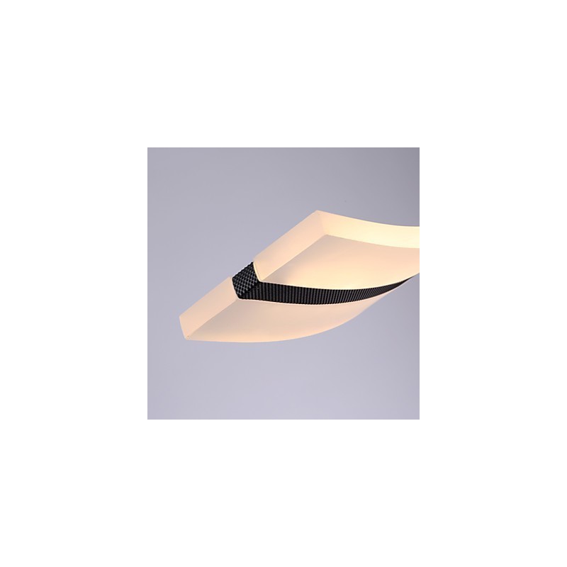 Lampada a sospensione LED moderna cromata