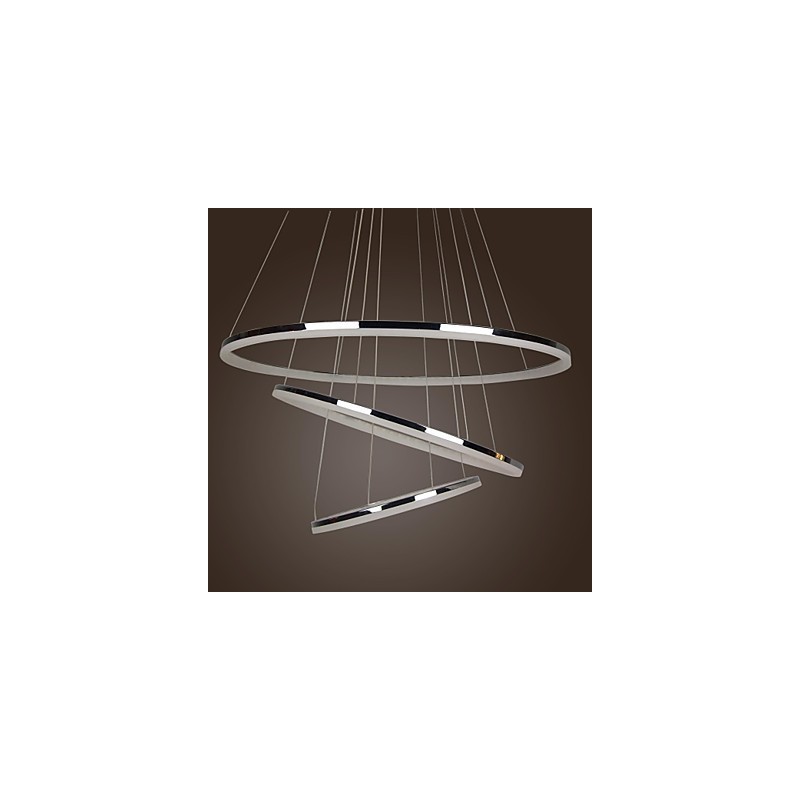 Lampada a sospensione LED in metallo elettroplaccato bianco mini moderna contemporanea 70 W