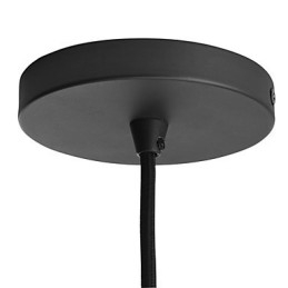 Lampada a sospensione vintage classica tradizionale in vetro trasparente, 3 luci E26/E27