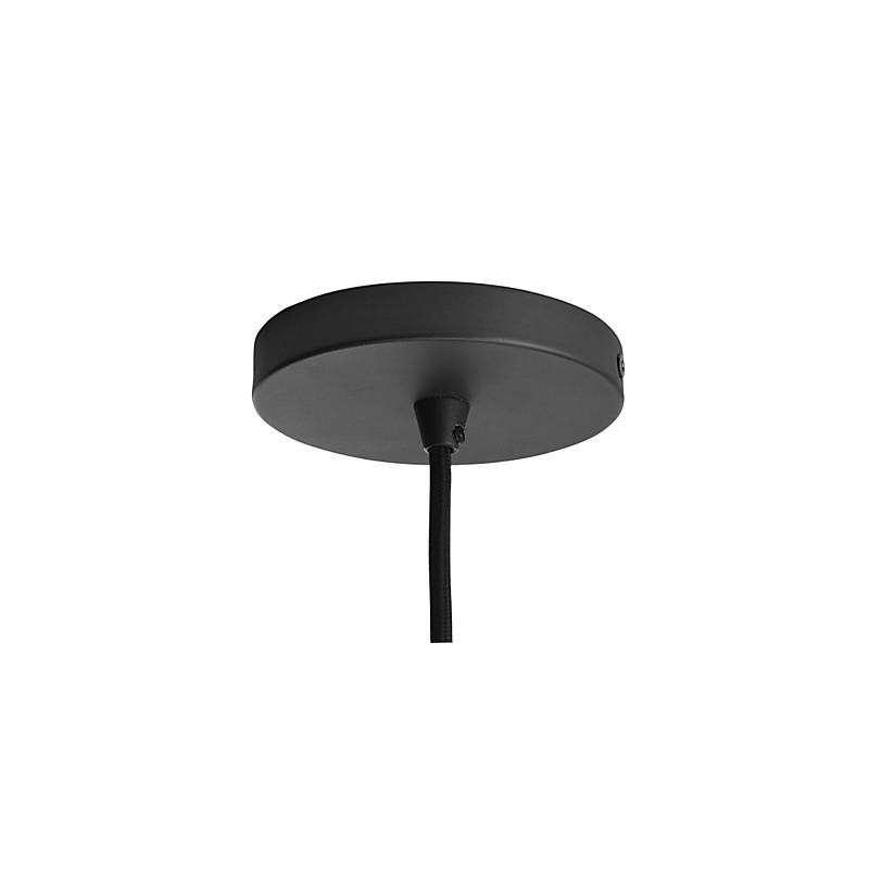 Lampada a sospensione vintage classica tradizionale in vetro trasparente, 3 luci E26/E27
