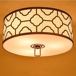 Lampada a sospensione cinese moderna semplice dorata 45 cm