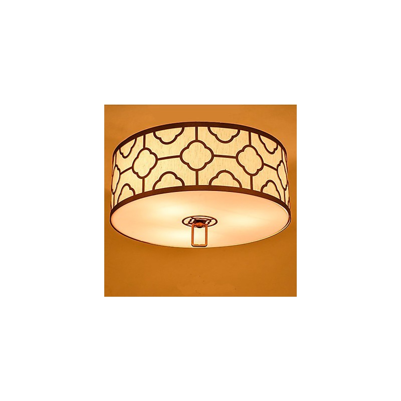 Lampada a sospensione cinese moderna semplice dorata 45 cm