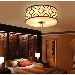 Lampada a sospensione cinese moderna semplice dorata 45 cm