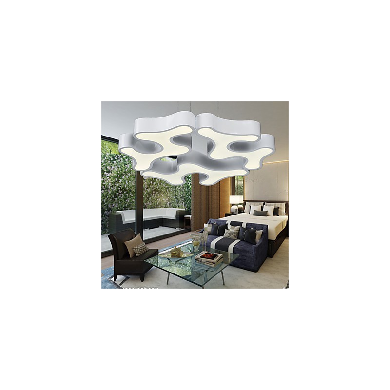 Lampada a sospensione moderna in metallo con diffusore in acrilico bianco, LED integrato