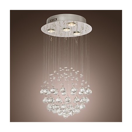 Lampadario di lusso moderno in cristallo 4 luci