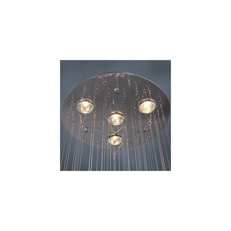 Lampadario di lusso moderno in cristallo 4 luci