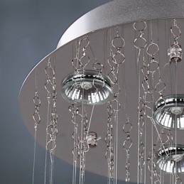 Lampadario di lusso moderno in cristallo 4 luci