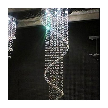 Lampadario a sospensione in cristallo moderno 4 luci