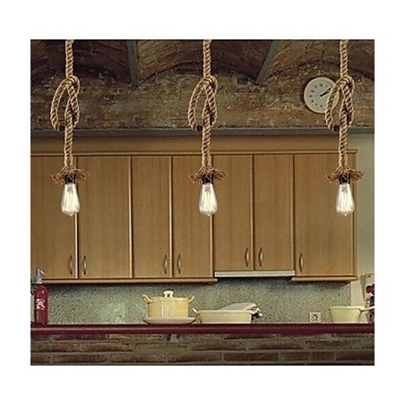 Lampada a sospensione tradizionale classica rustica country retrò stile lodge