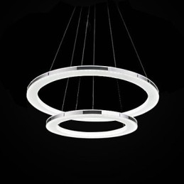 Lampada a sospensione LED moderna in metallo e acrilico