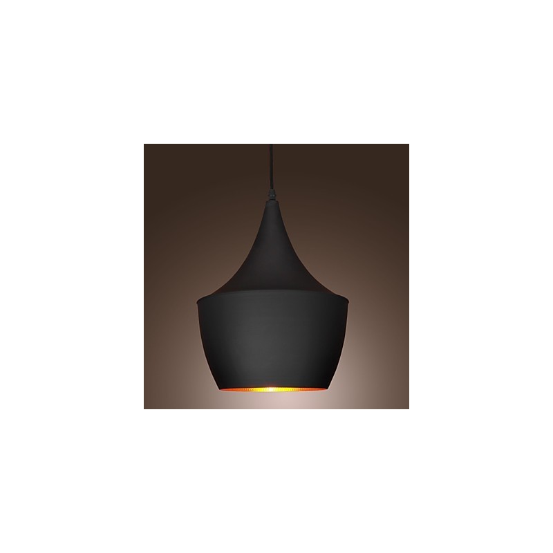 Lampada a sospensione Tom Dixon retro vintage nera