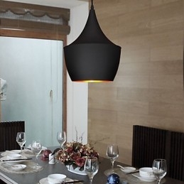 Lampada a sospensione Tom Dixon retro vintage nera