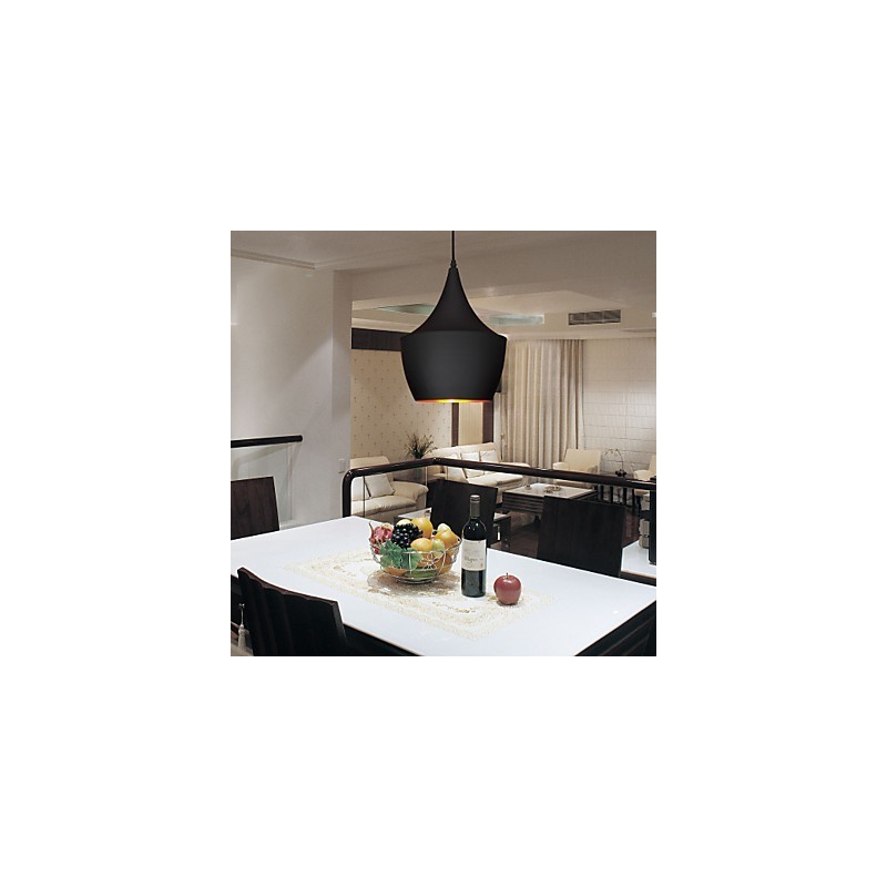 Lampada a sospensione Tom Dixon retro vintage nera