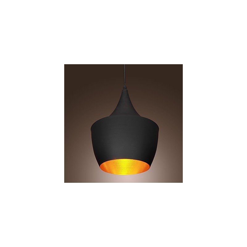 Lampada a sospensione Tom Dixon retro vintage nera