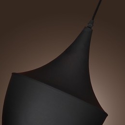 Lampada a sospensione Tom Dixon retro vintage nera