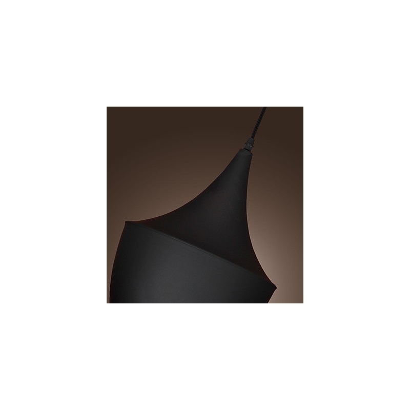Lampada a sospensione Tom Dixon retro vintage nera