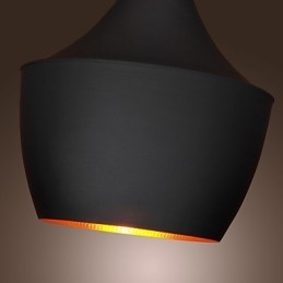 Lampada a sospensione Tom Dixon retro vintage nera