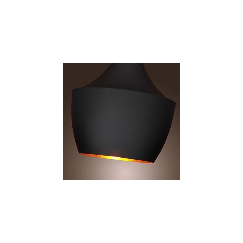 Lampada a sospensione Tom Dixon retro vintage nera