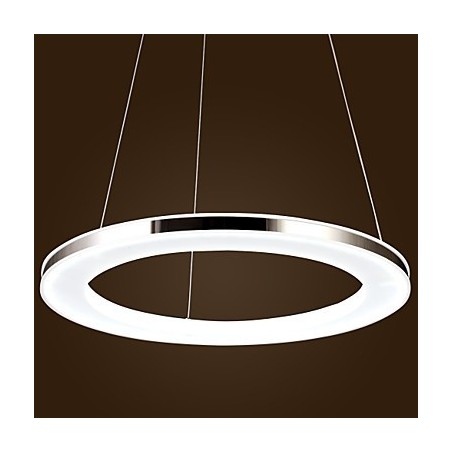 Lampada a sospensione moderna in metallo e acrilico con LED integrato