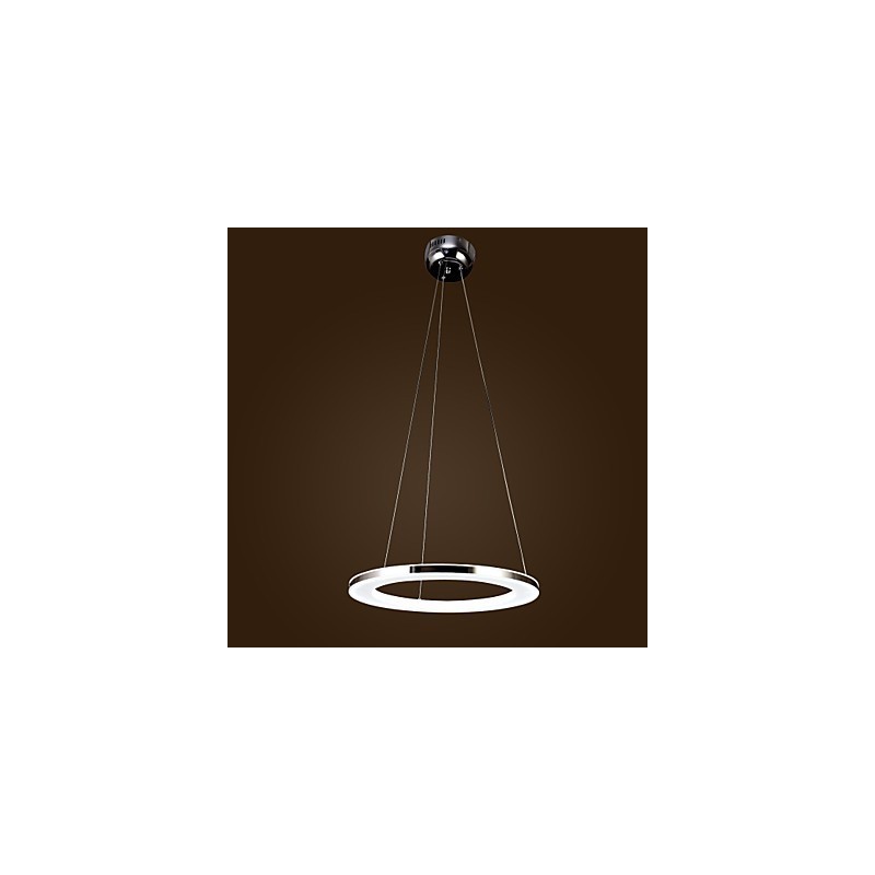 Lampada a sospensione moderna in metallo e acrilico con LED integrato