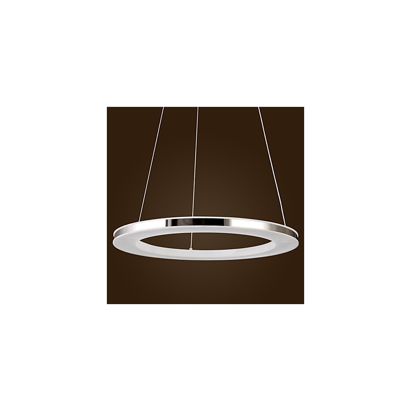 Lampada a sospensione moderna in metallo e acrilico con LED integrato