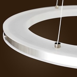 Lampada a sospensione moderna in metallo e acrilico con LED integrato