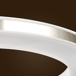Lampada a sospensione moderna in metallo e acrilico con LED integrato