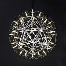 Lampada a sospensione moderna LED integrato 45 cm galvanosteggiata