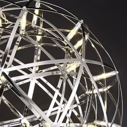 Lampada a sospensione moderna LED integrato 45 cm galvanosteggiata