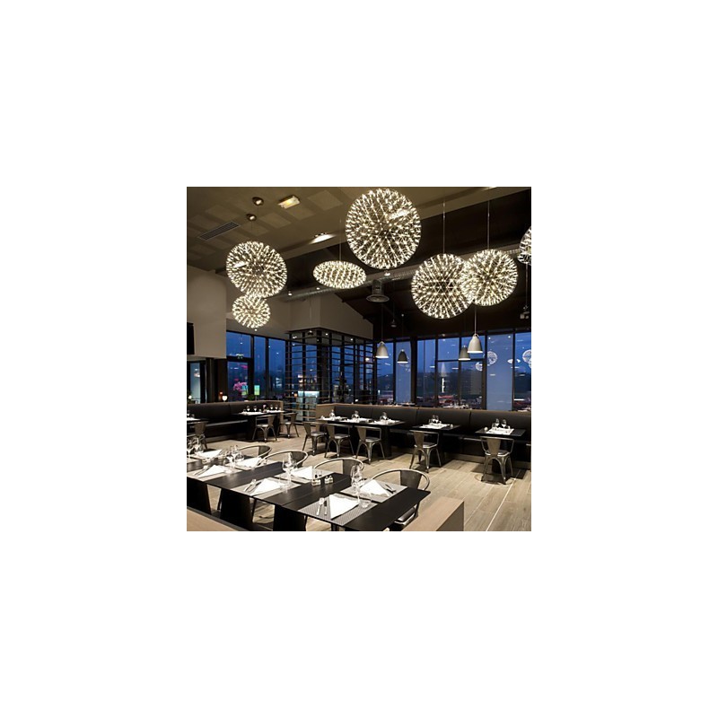 Lampada a sospensione moderna LED integrato 45 cm galvanosteggiata