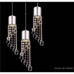 Lampada a sospensione in cristallo moderna e contemporanea