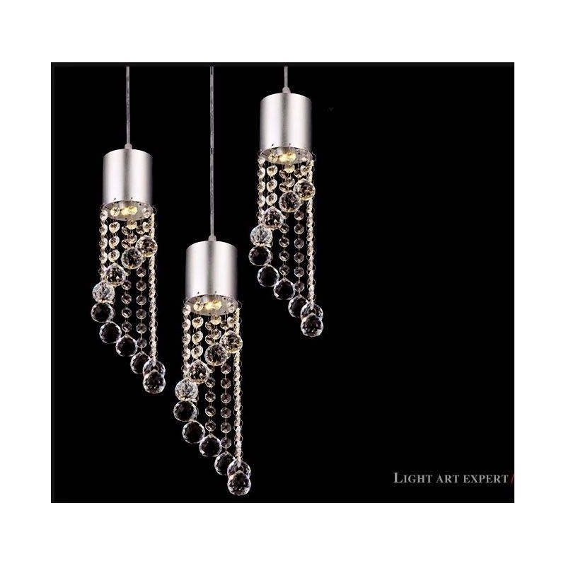 Lampada a sospensione in cristallo moderna e contemporanea