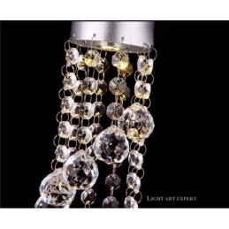 Lampada a sospensione in cristallo moderna e contemporanea